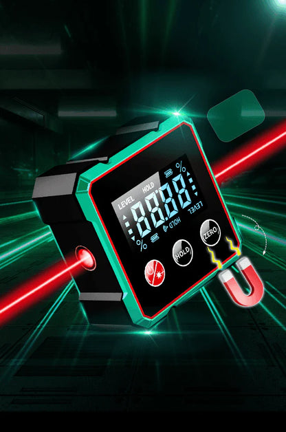 Magnetisk digital vinkelmätare med laser