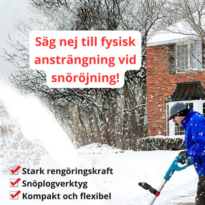 Batteridriven Snöskovel