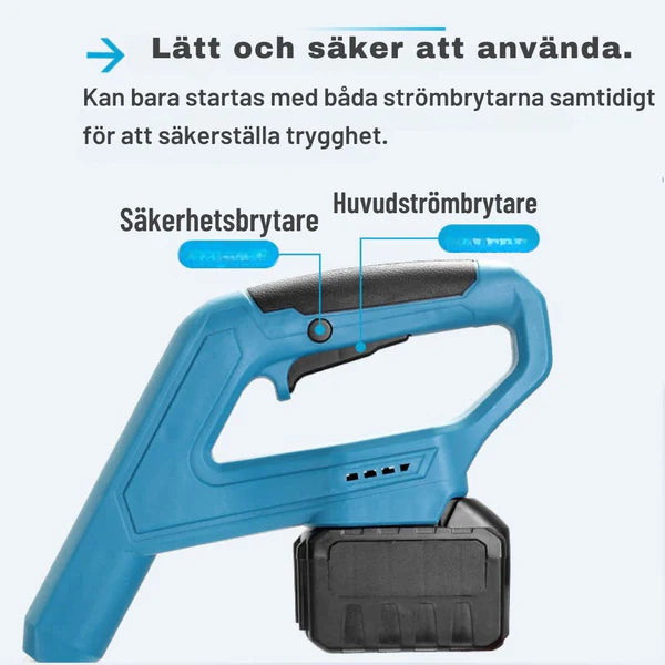 Batteridriven Snöskovel